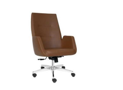 Stilvoll Bürostuhl Gaming moderner Einzelstuhl Braun Bürostuhl Drehstuhl